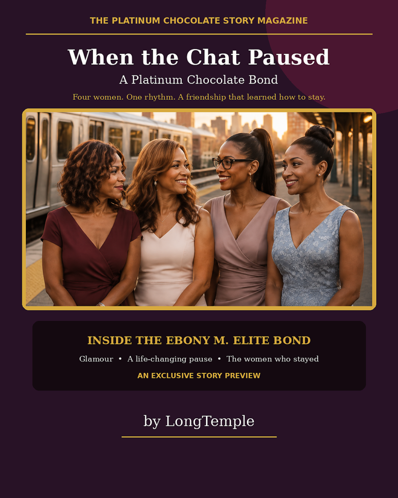 When the Chat Paused: A Platinum Chocolate Bond (The Ebony M. Elite Series)